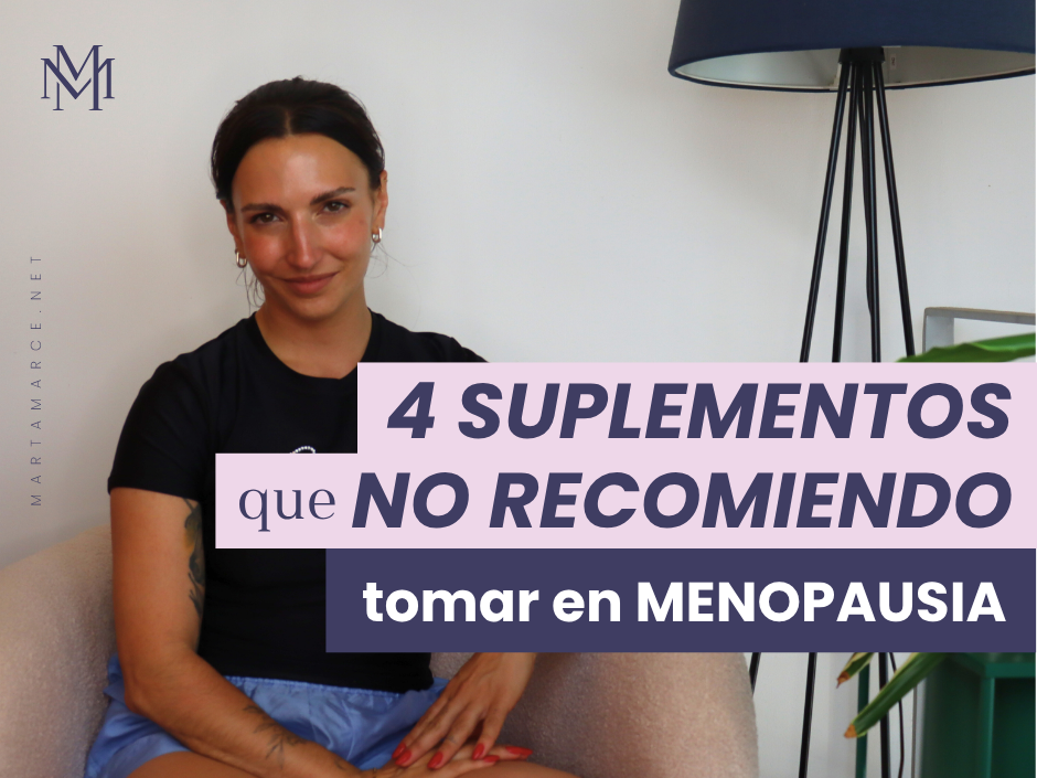 suplementos que no recomiendo en menopausia